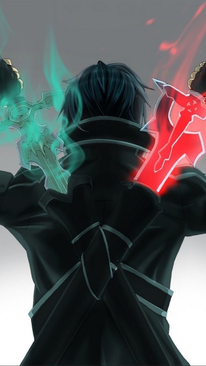 Dual Sword Anime Warrior - anime wallpaper for OpersCraft