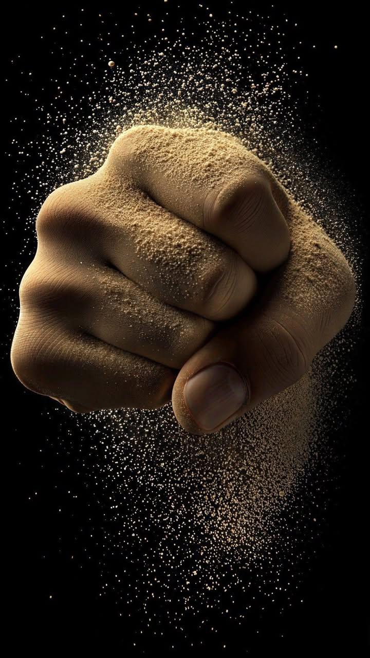 Dusty Fist on Black - abstract wallpaper for OpersCraft