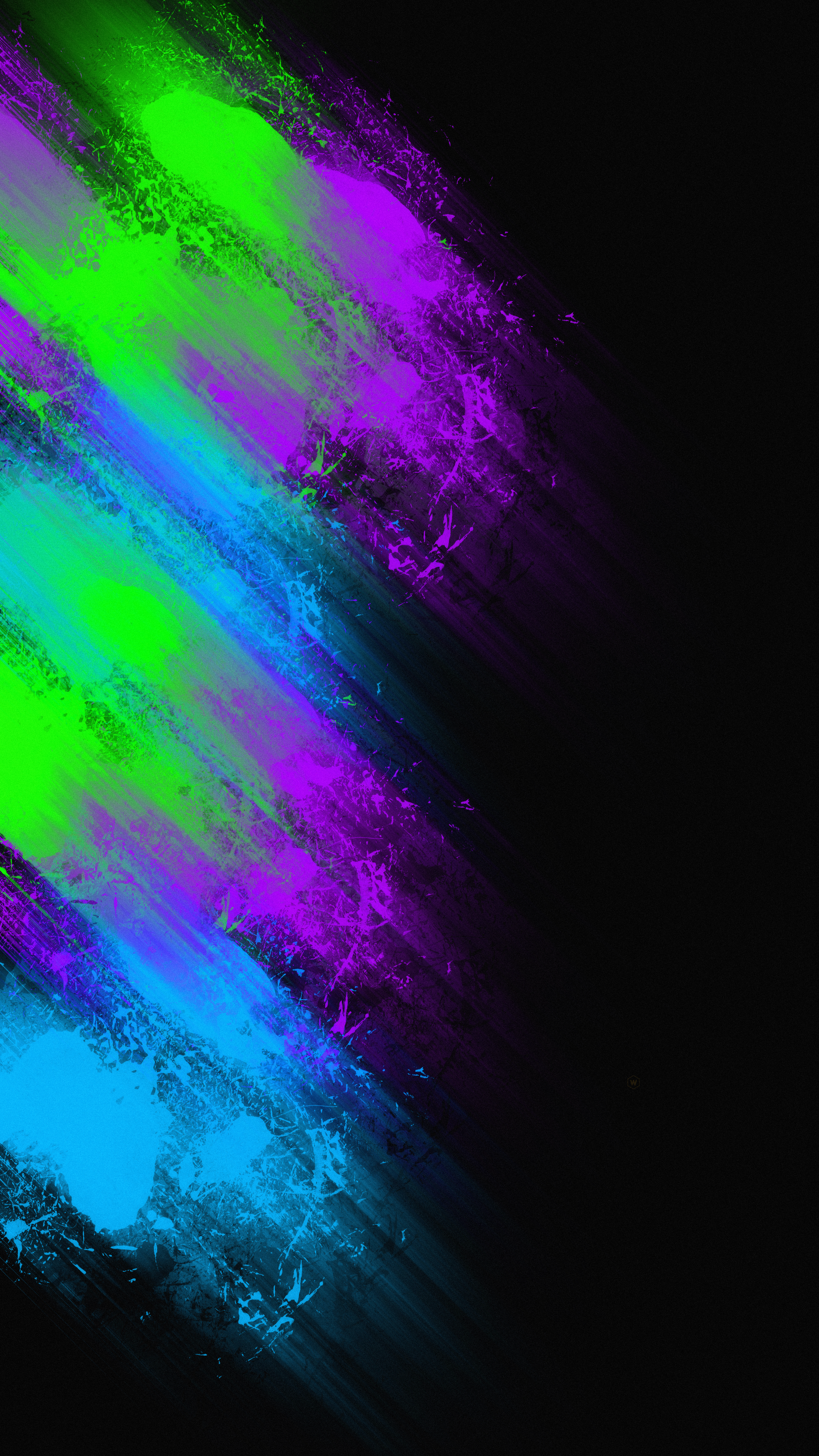 Electric Paint Strokes - abstract wallpaper for OpersCraft