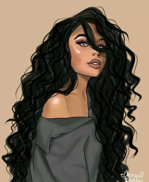 Elegant Woman Illustration - girl wallpaper for OpersCraft