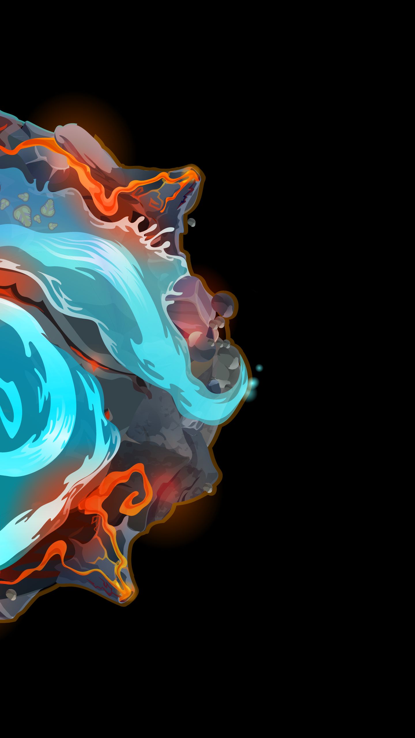 Elemental Flow Abstract - abstract wallpaper for OpersCraft