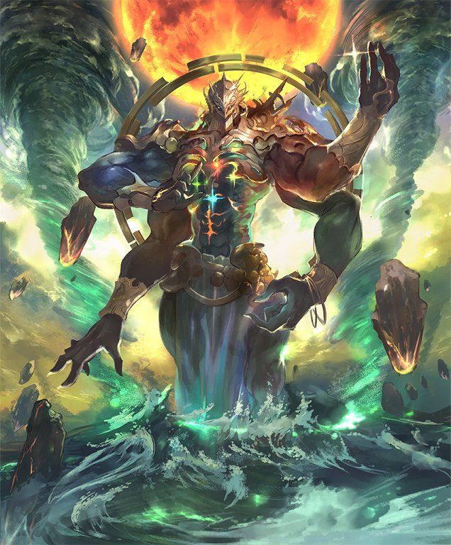 Elemental God of Tides - fantasy wallpaper for OpersCraft