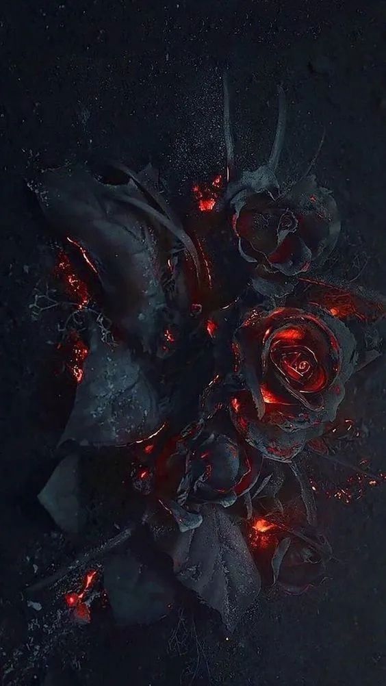 Emberglow Rose Bouquet - floral wallpaper for OpersCraft
