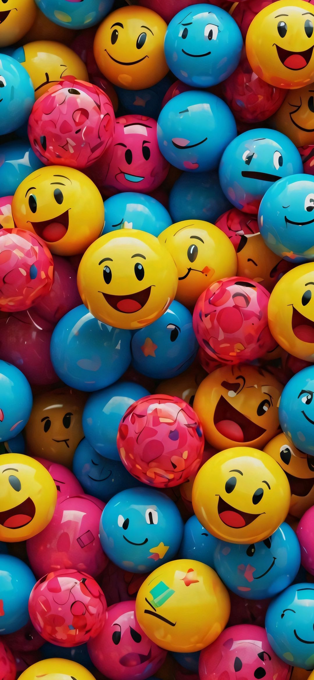 Emoji Ball Pile - emoji wallpaper for OpersCraft