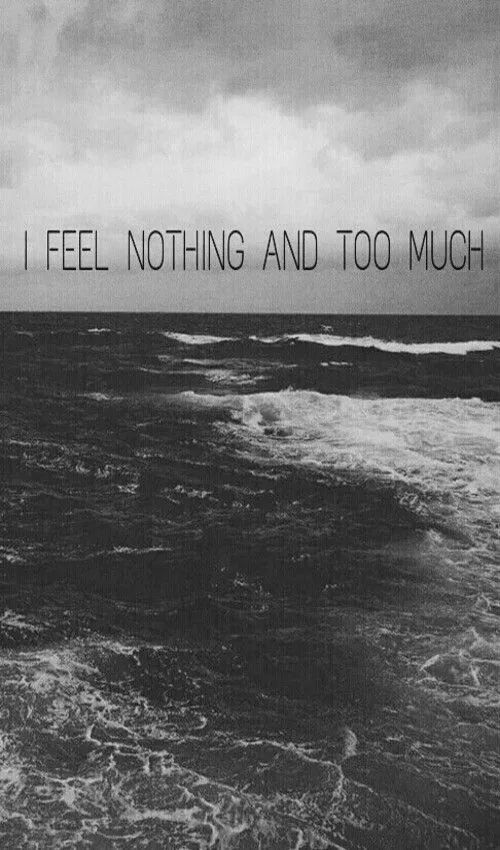 Emotional Ocean Black and White - ocean wallpaper for OpersCraft