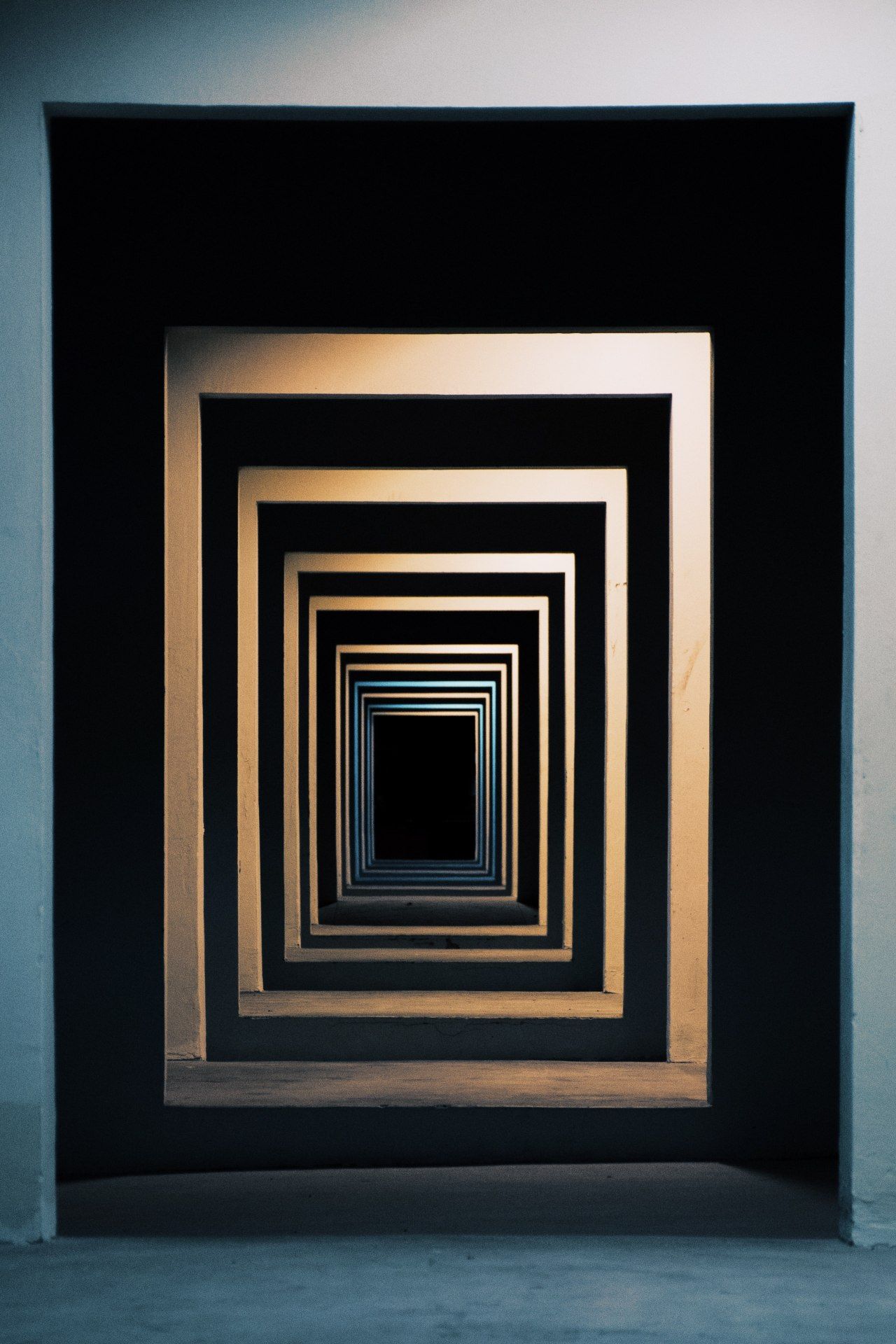 Endless Square Tunnel - abstract wallpaper for OpersCraft
