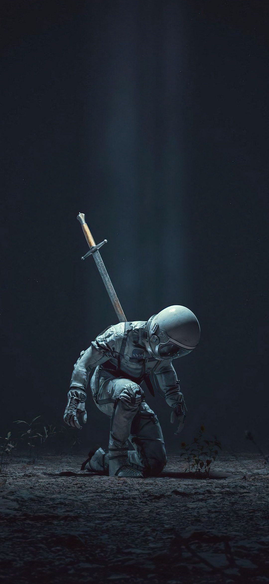 Fallen Astronaut Knight - astronaut wallpaper for OpersCraft