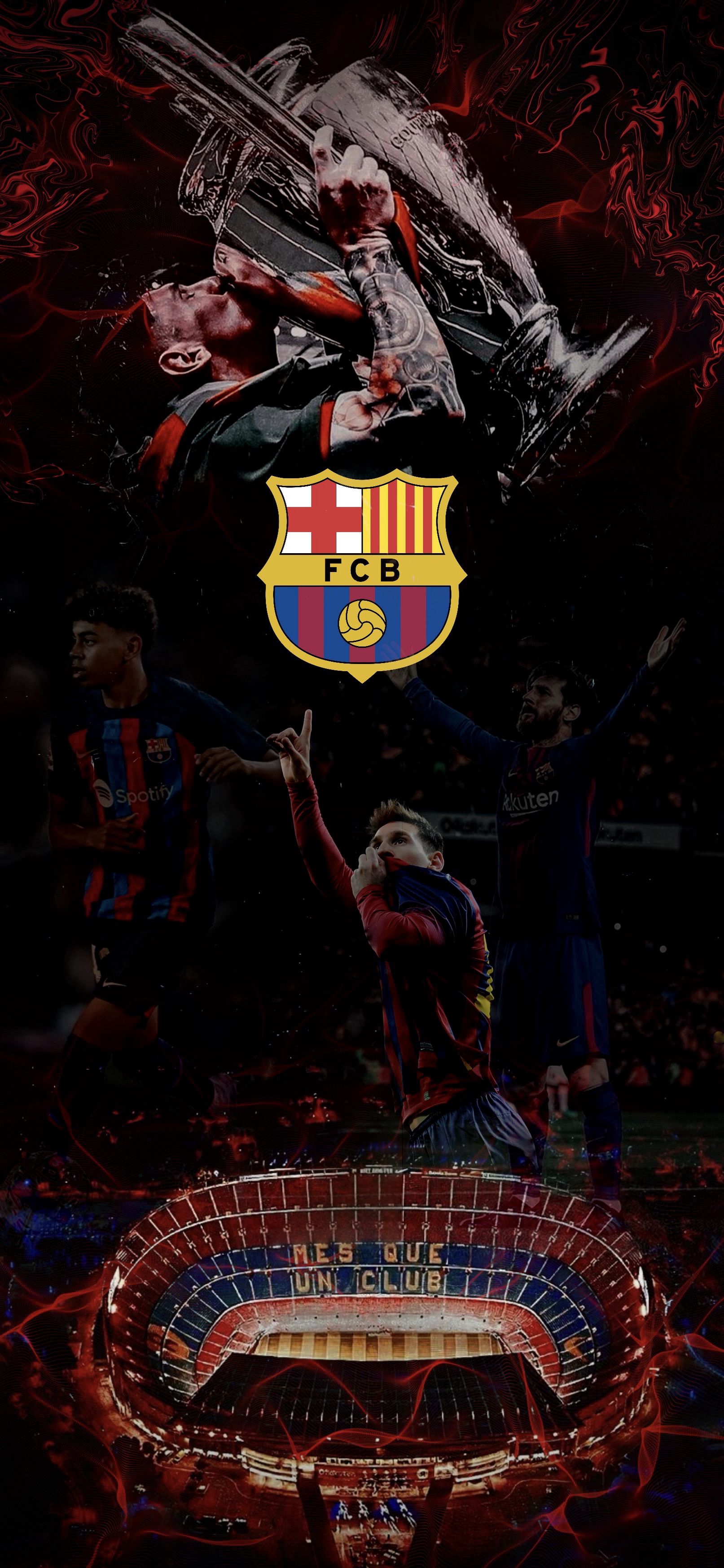 FC Barcelona Champions - logo wallpaper for OpersCraft