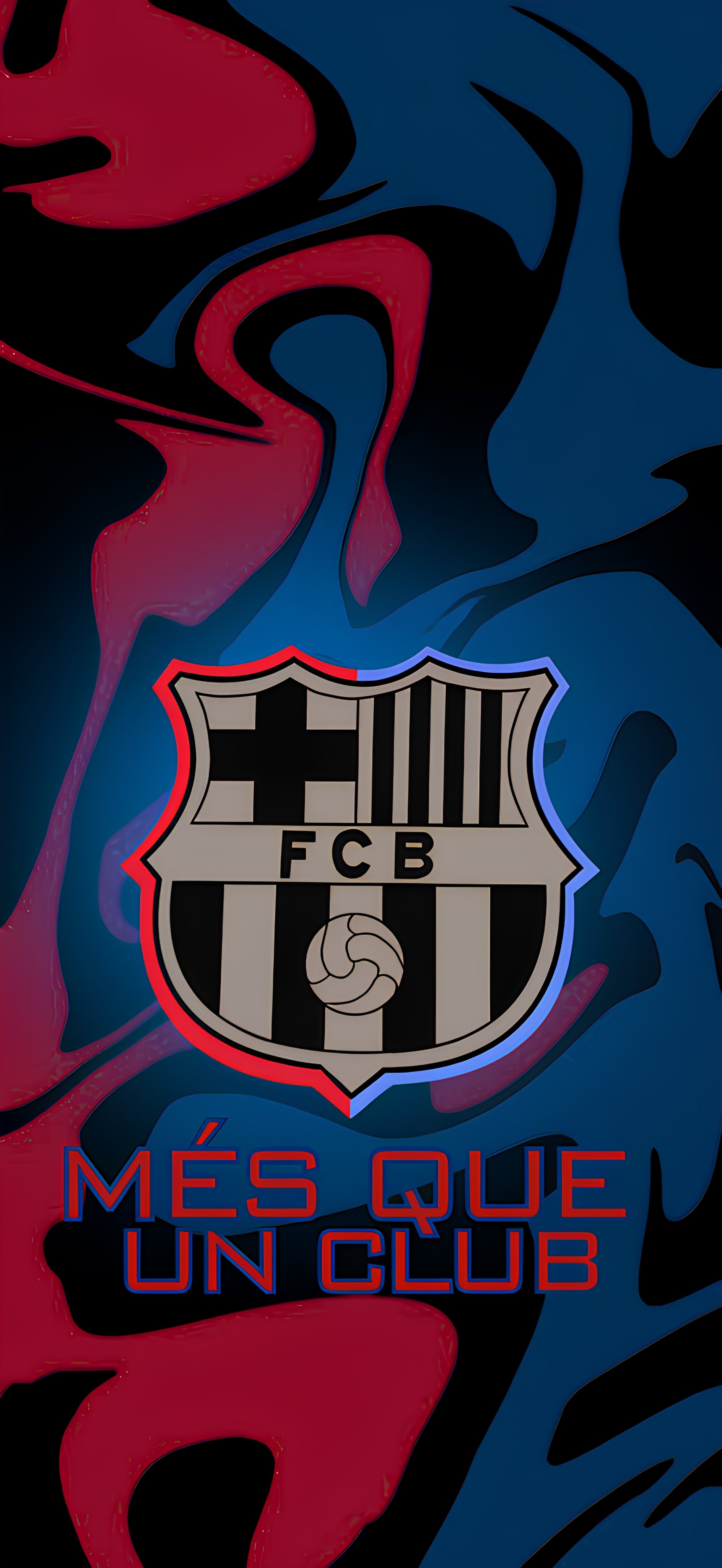 FC Barcelona Fluid Art - logo wallpaper for OpersCraft