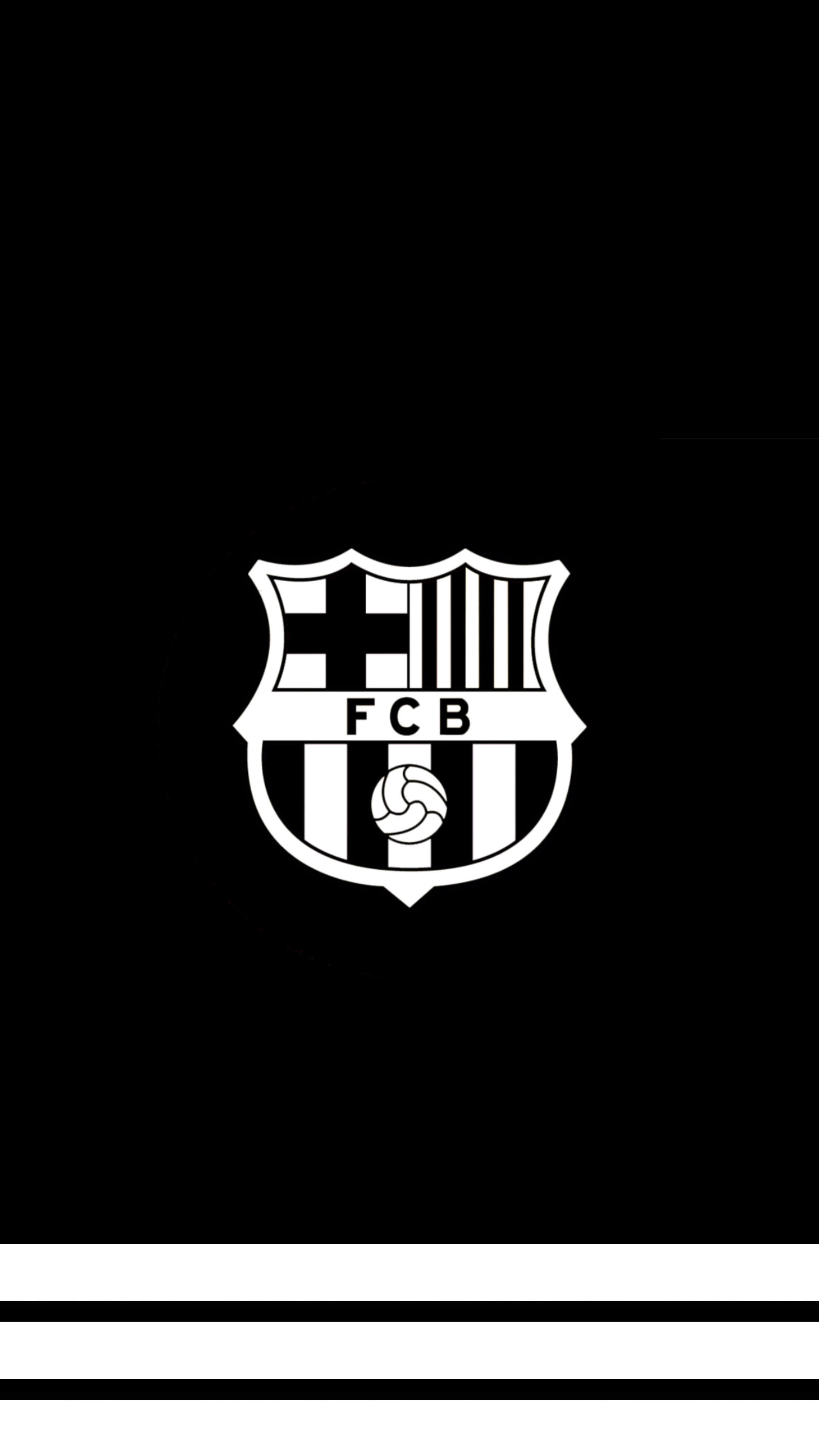 FC Barcelona Monochrome Crest - logo wallpaper for OpersCraft