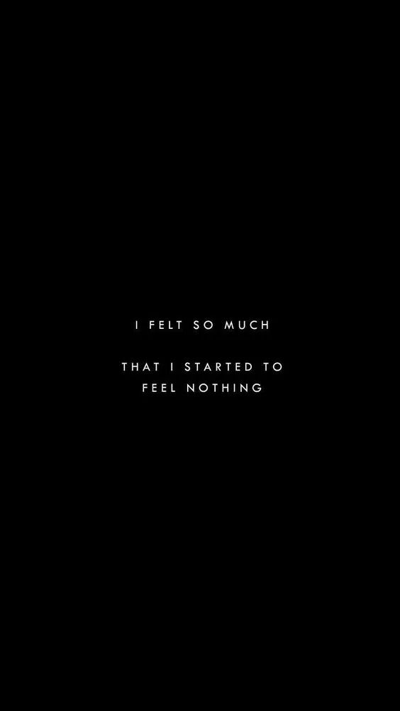 Feeling Nothing Quote - quotes wallpaper for OpersCraft