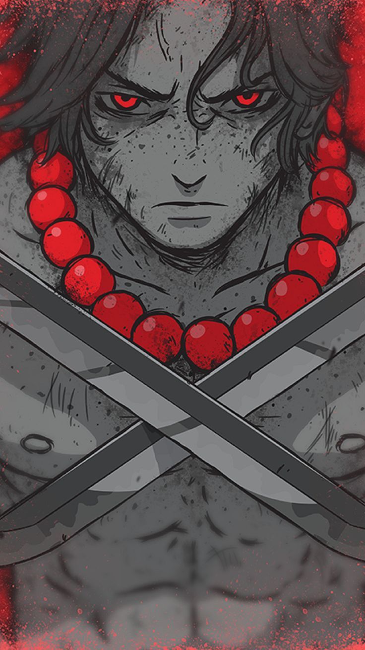 Fierce Warrior Portrait - anime wallpaper for OpersCraft