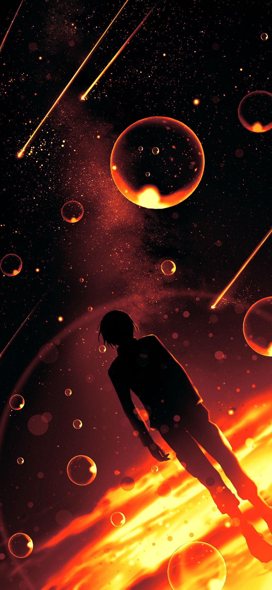 Fiery Cosmic Dreamscape - dope wallpaper for OpersCraft