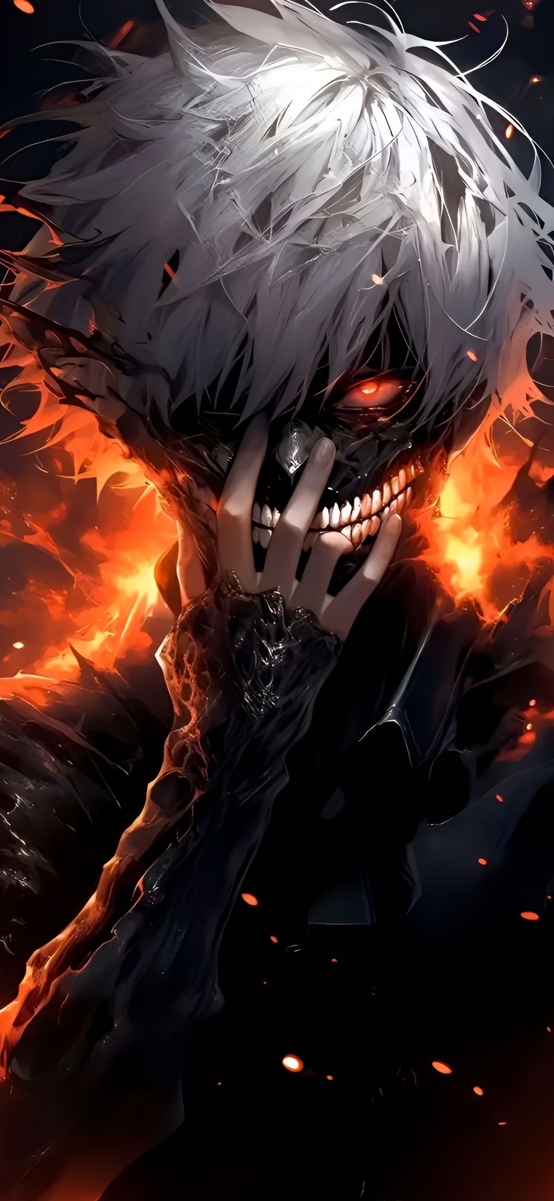 Fiery Ghoul Portrait - dope wallpaper for OpersCraft