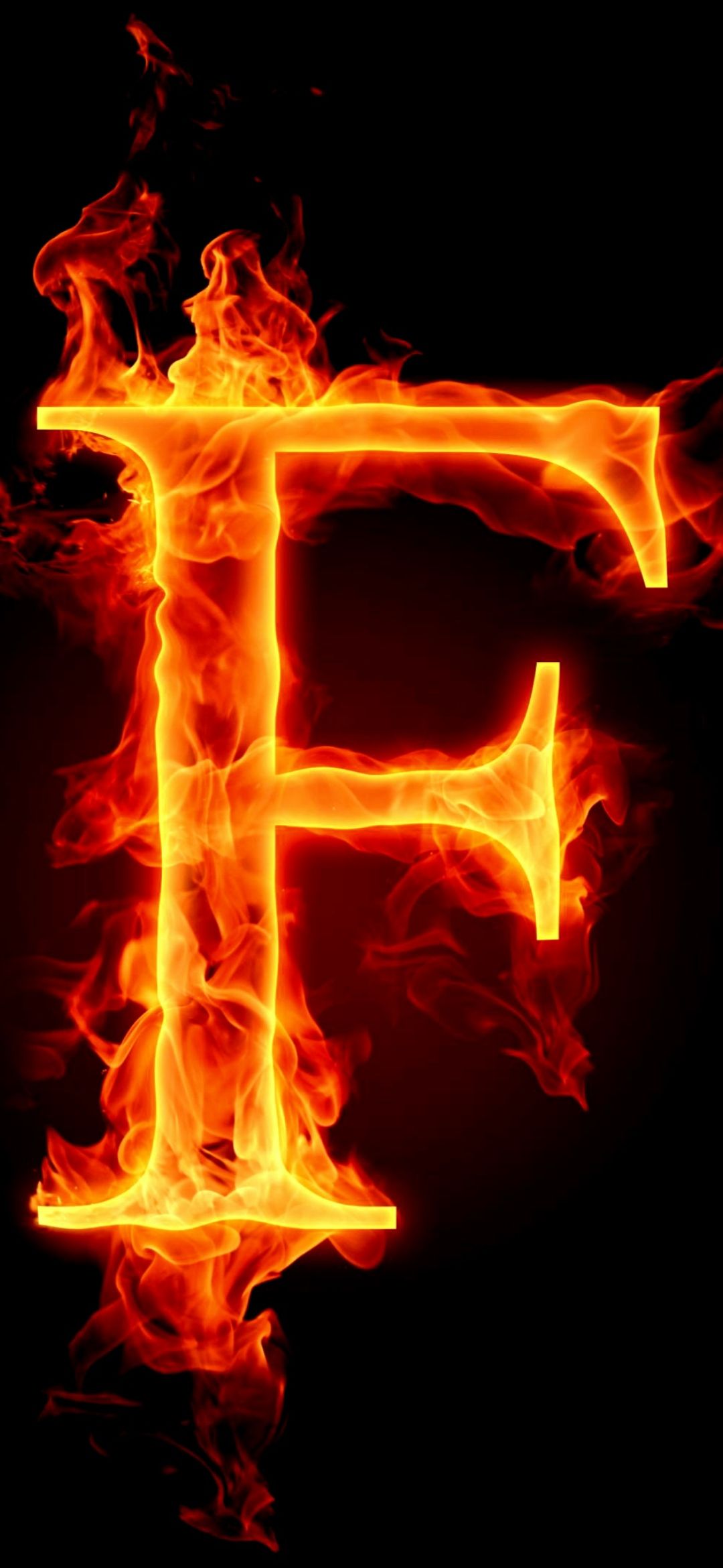 Fiery Letter F - random wallpaper for OpersCraft