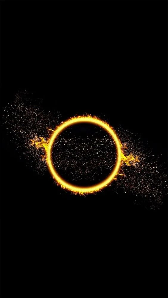 Fiery Ring of Light - abstract wallpaper for OpersCraft