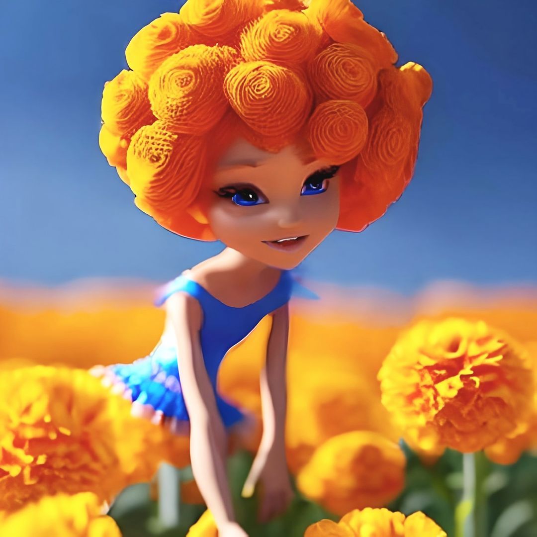 Flower Girl in Bloom - fantasy wallpaper for OpersCraft