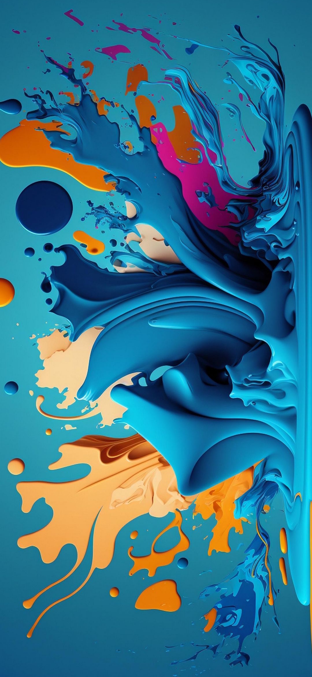 Fluid Color Burst - abstract wallpaper for OpersCraft