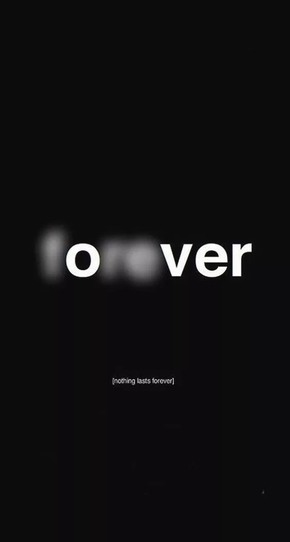 Forever Ephemeral Text - minimal wallpaper for OpersCraft
