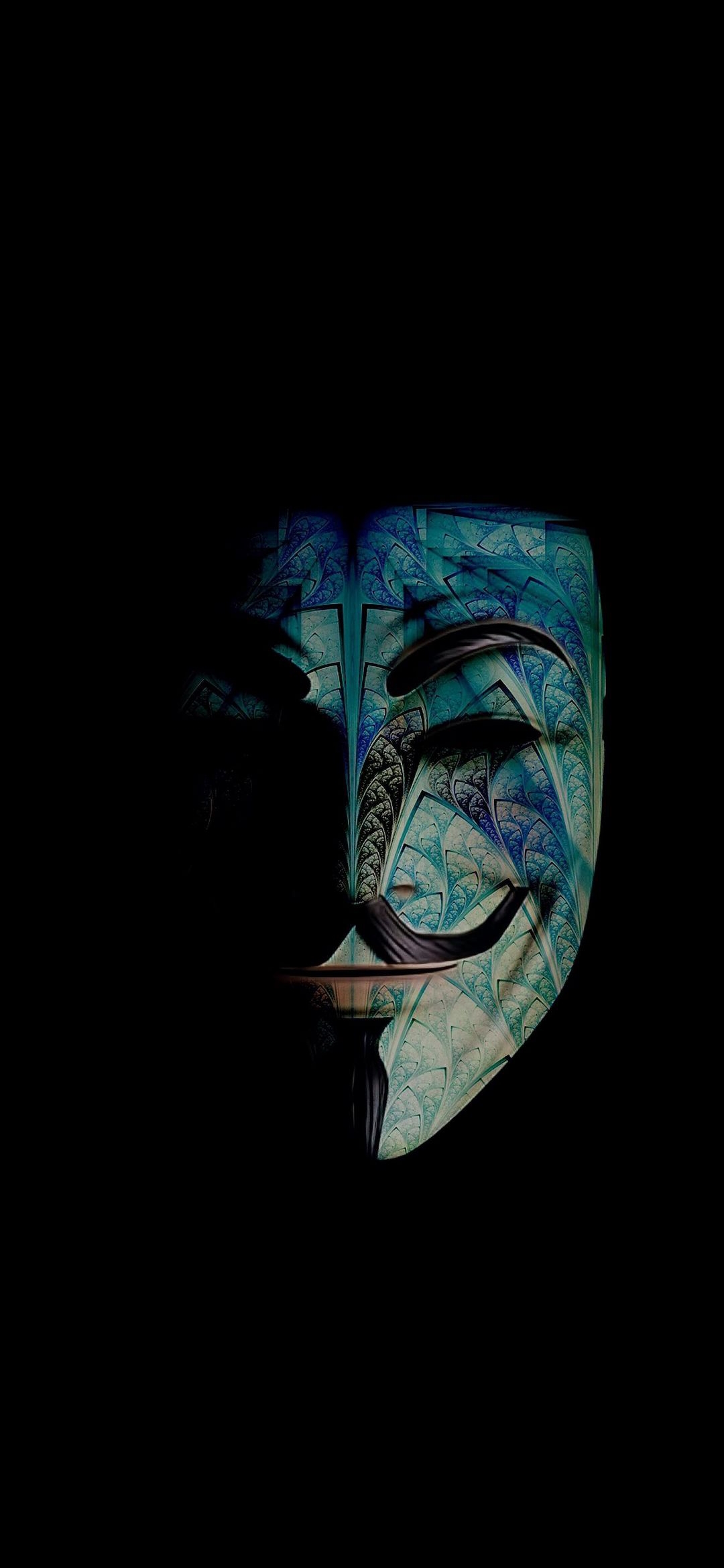 Fractal Anonymous Mask - anonymous wallpaper for OpersCraft