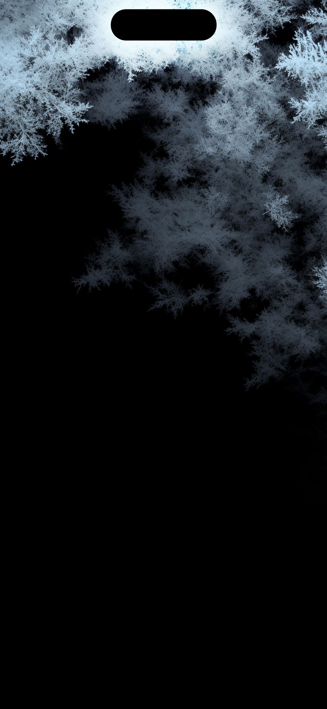 Frosted Branches Dark - abstract wallpaper for OpersCraft