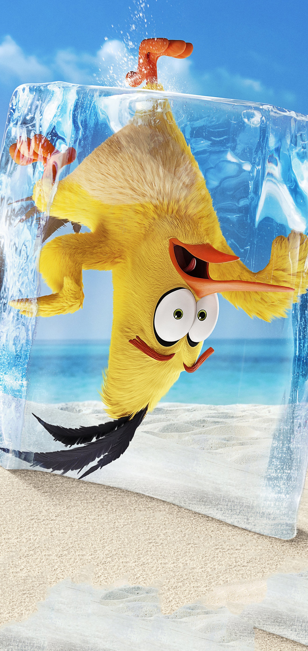 Frozen Angry Bird Chuck - cartoon wallpaper for OpersCraft