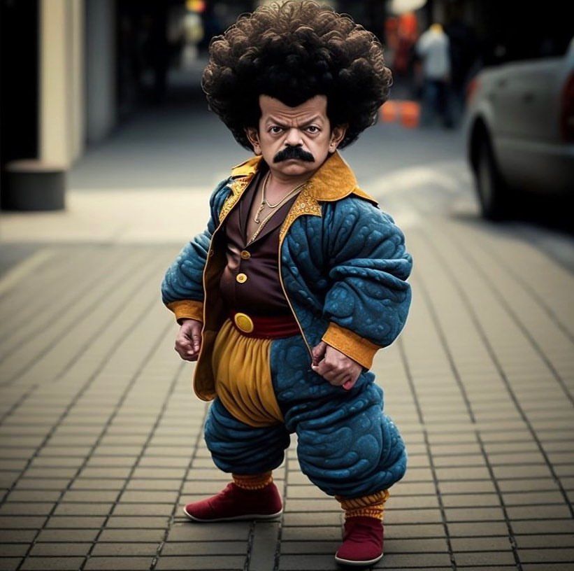 Funky Afro Dwarf - funny wallpaper for OpersCraft