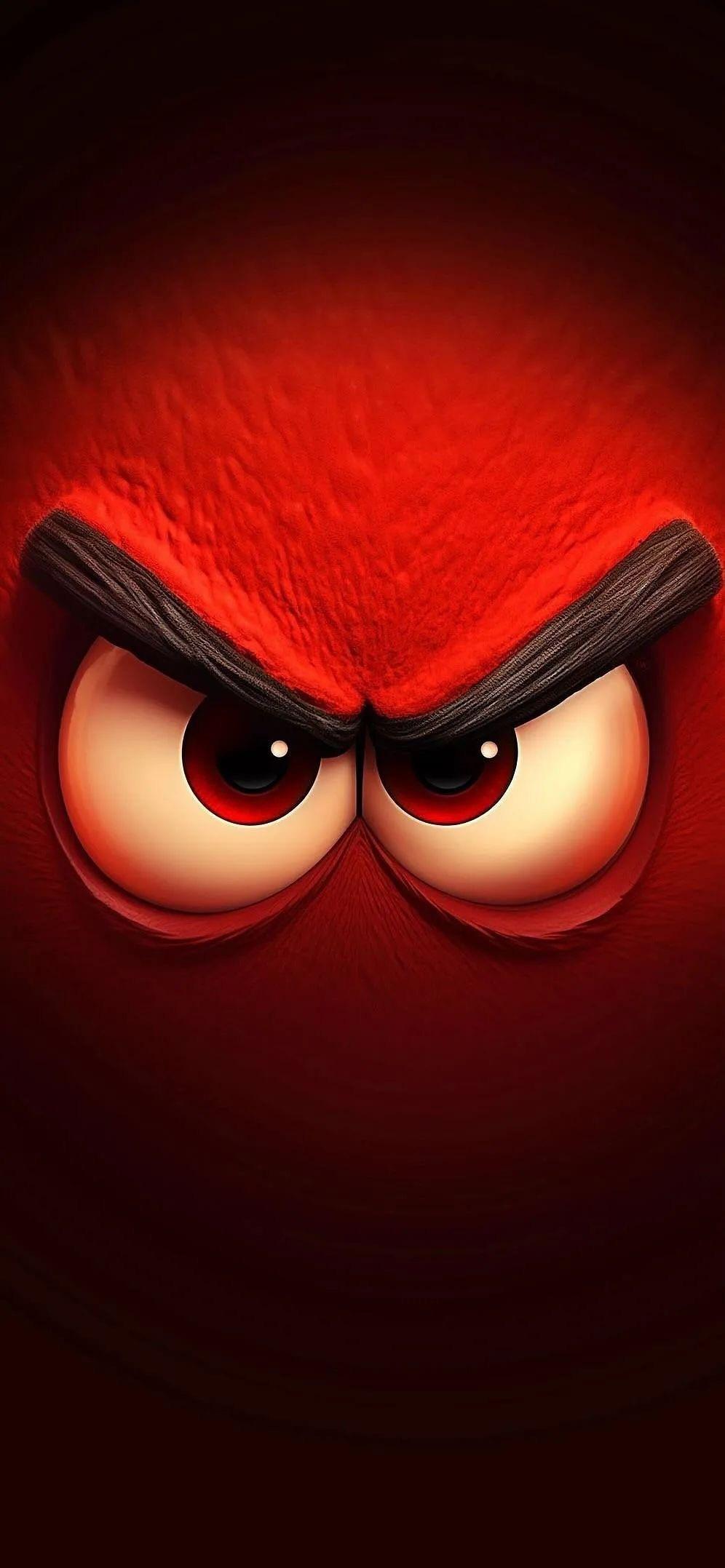 Furious Red Eyes - birds wallpaper for OpersCraft