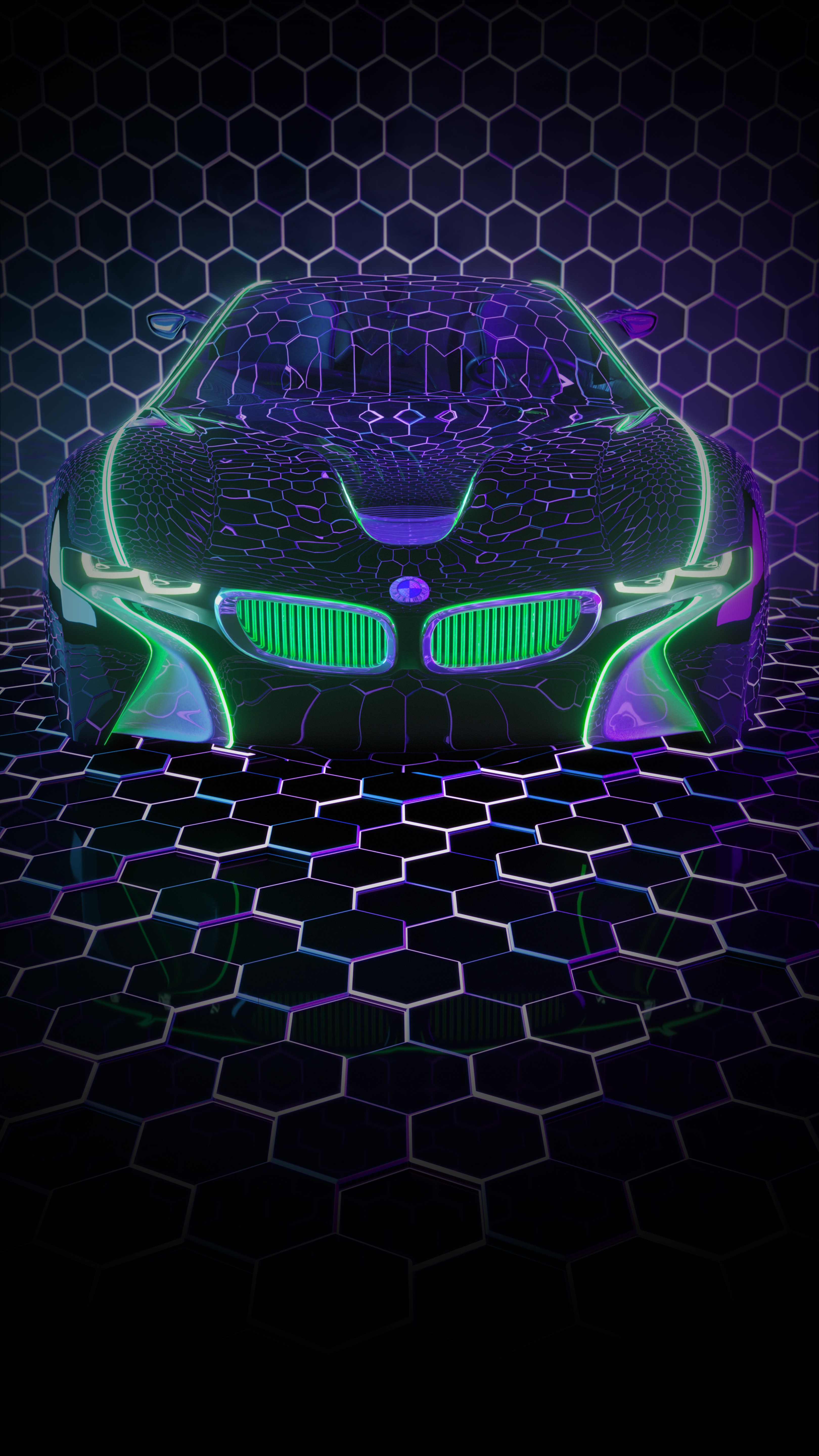 Futuristic Neon Car - bmw wallpaper for OpersCraft