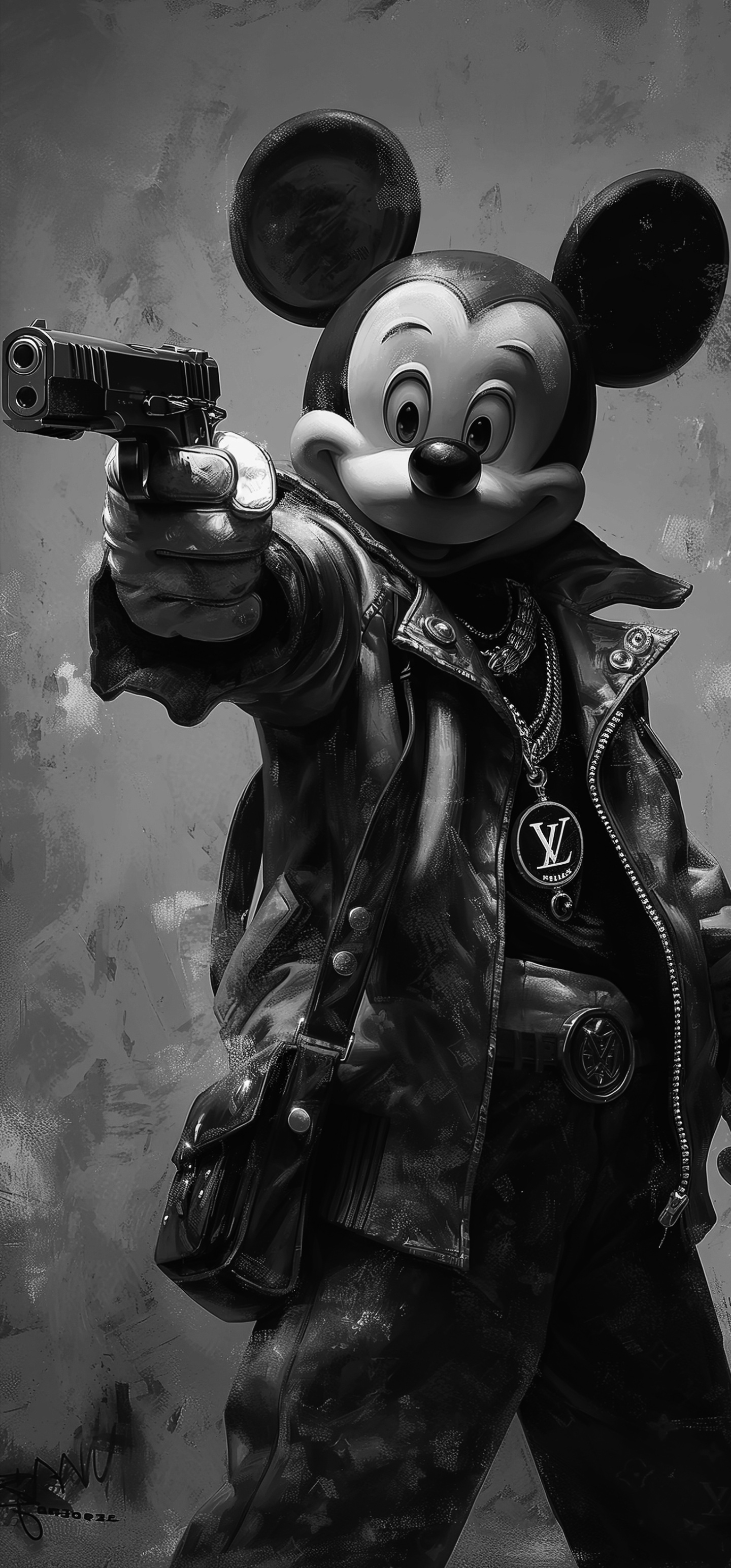 Gangster Mickey Mouse - ghetto wallpaper for OpersCraft