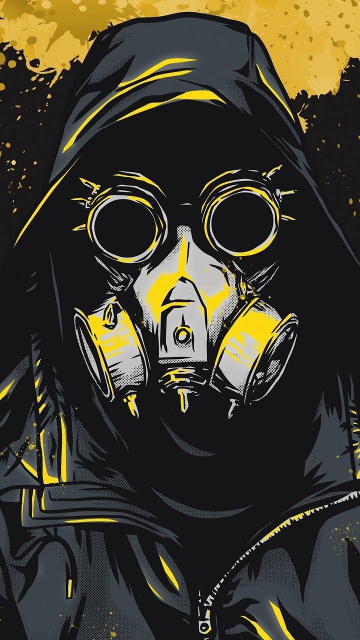 Gas Mask Yellow - dope wallpaper for OpersCraft