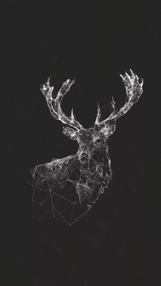 Geometric Deer Illustration - abstract wallpaper for OpersCraft