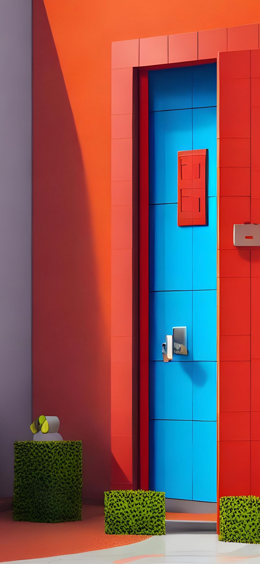 Geometric Doorway - abstract wallpaper for OpersCraft