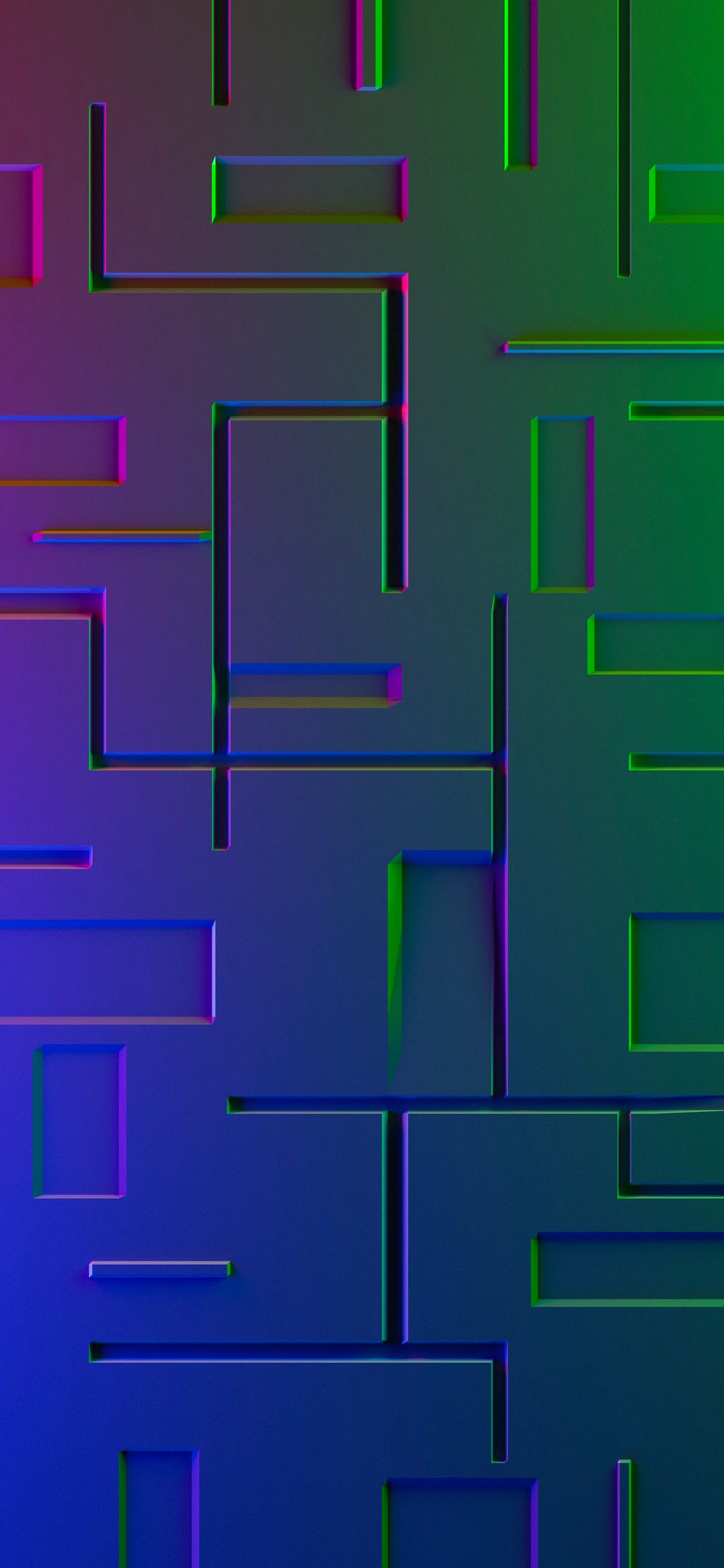 Geometric Neon Abstraction - abstract wallpaper for OpersCraft
