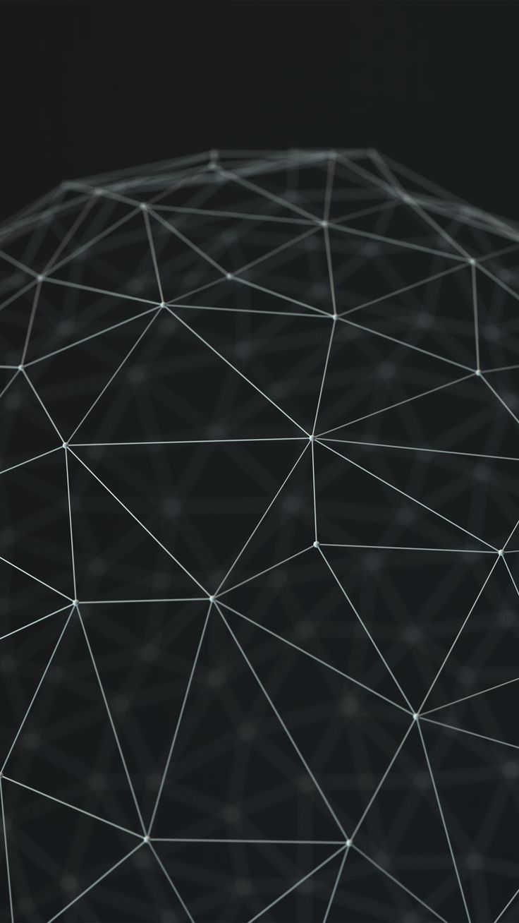 Geometric Network Sphere - abstract wallpaper for OpersCraft