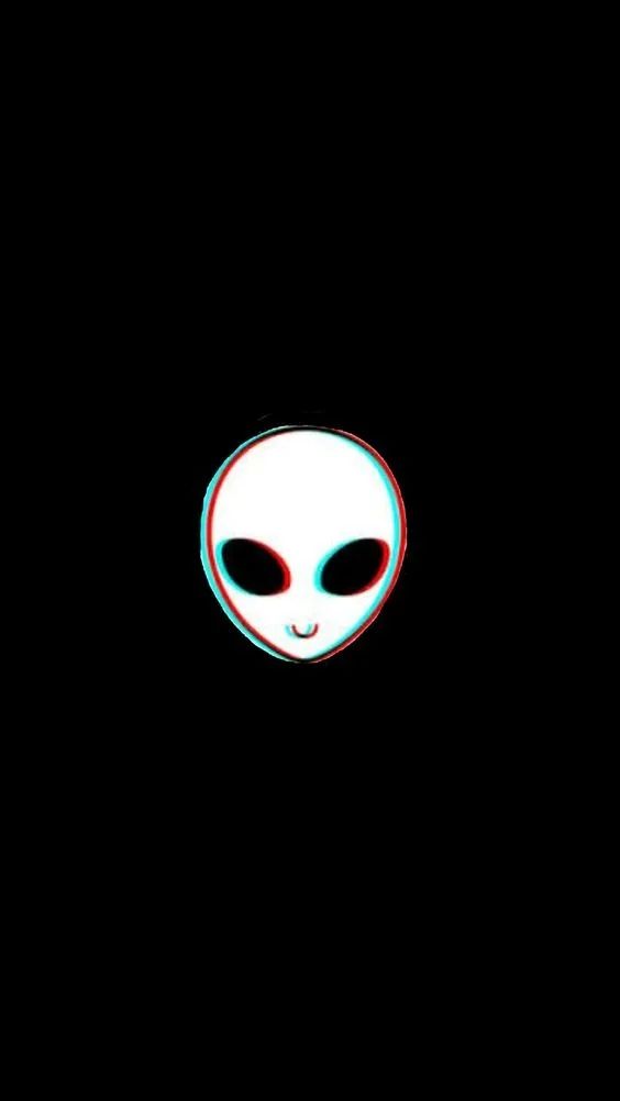 Glitch Alien Portrait - alien wallpaper for OpersCraft
