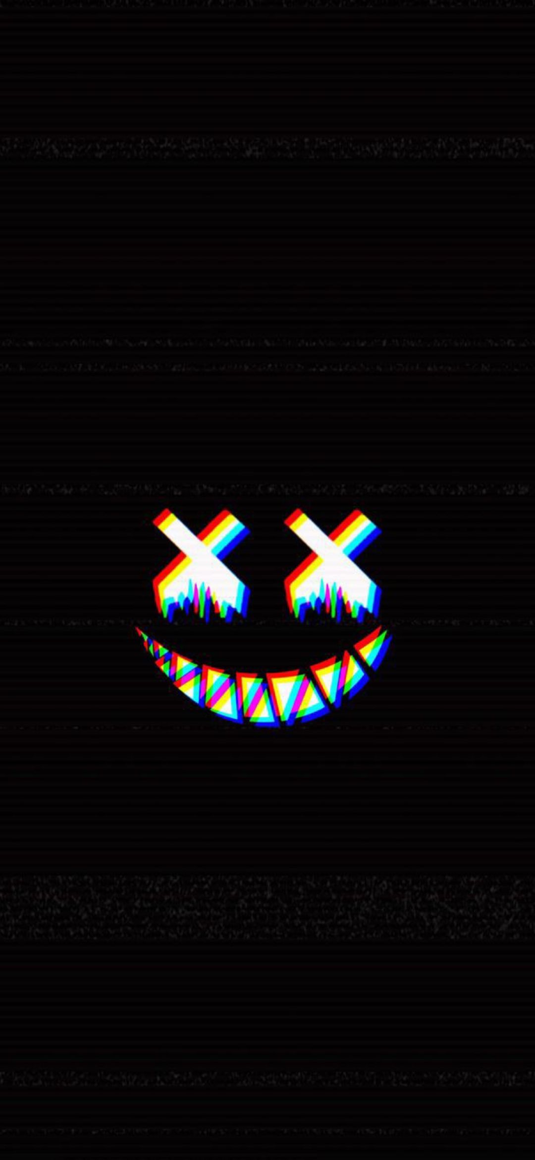 Glitch Smile Dark - abstract wallpaper for OpersCraft
