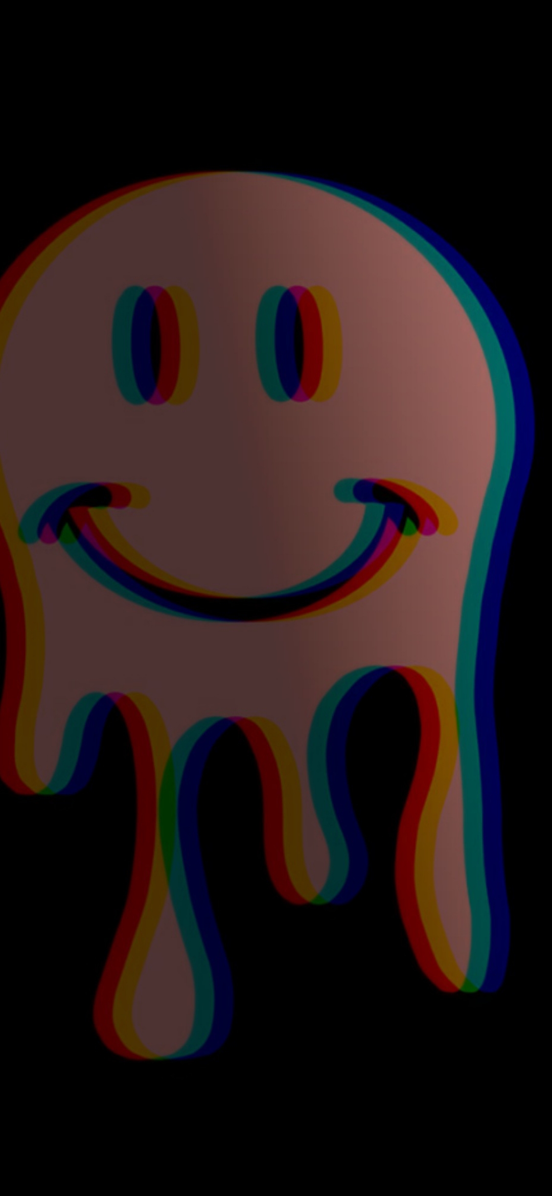 Glitchy Smiley Face - abstract wallpaper for OpersCraft