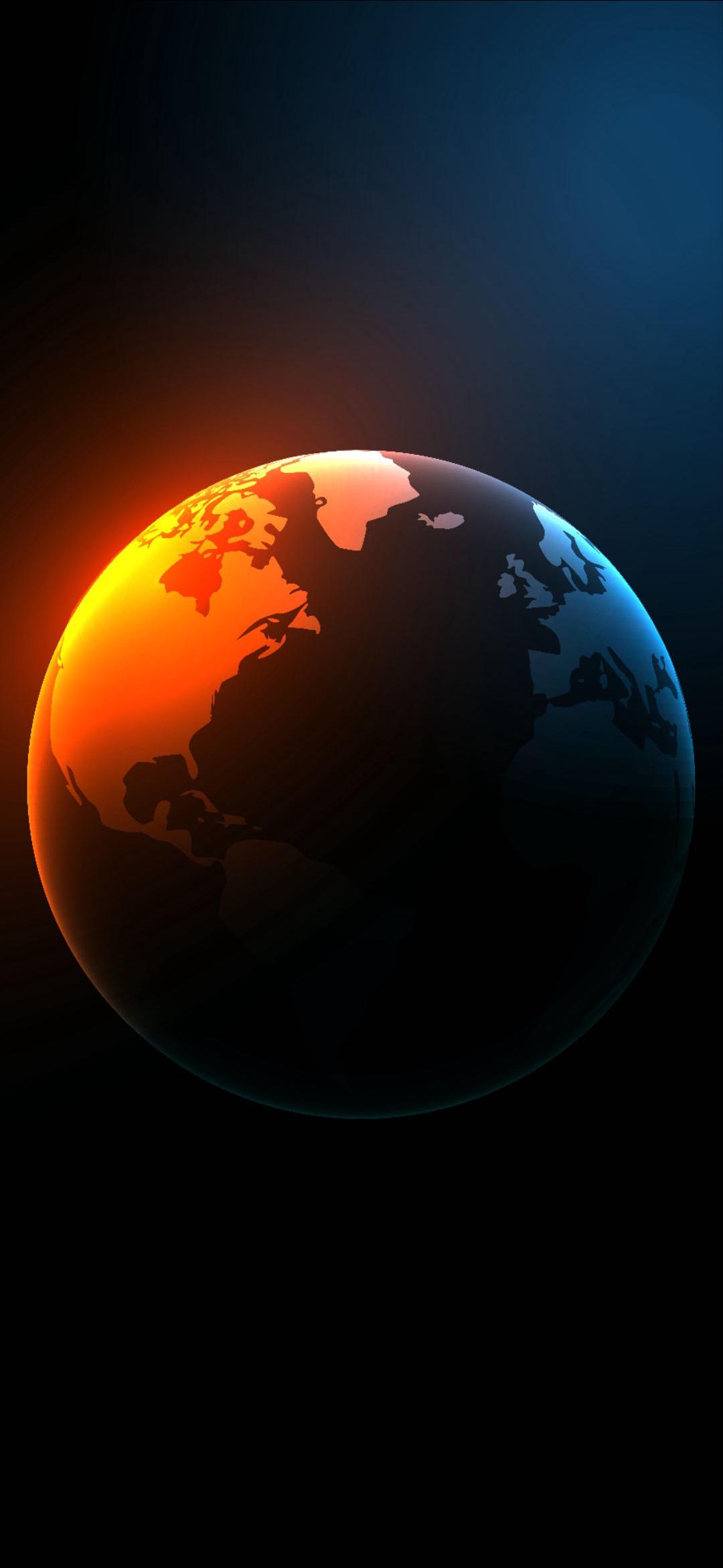Glowing Earth - random wallpaper for OpersCraft