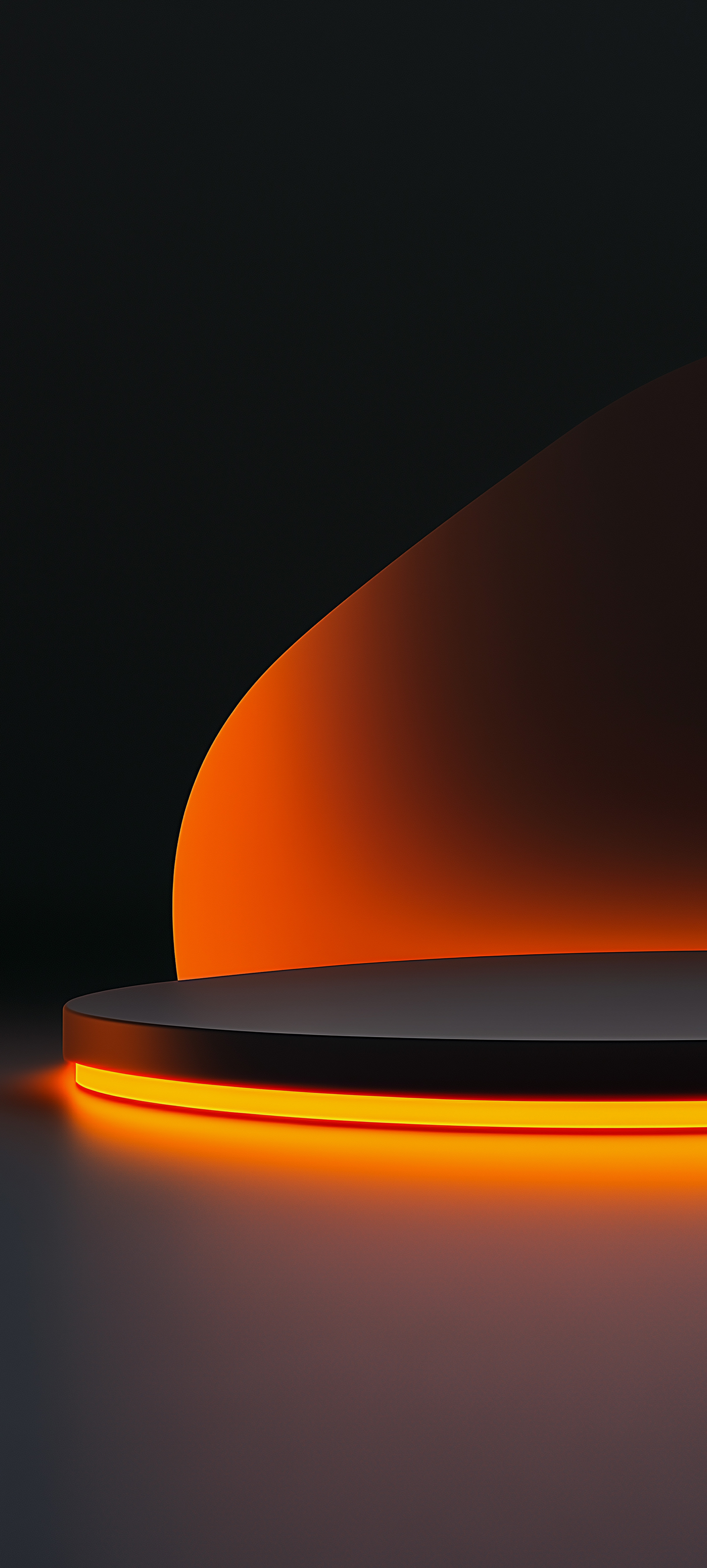 Glowing Orange Platform - abstract wallpaper for OpersCraft