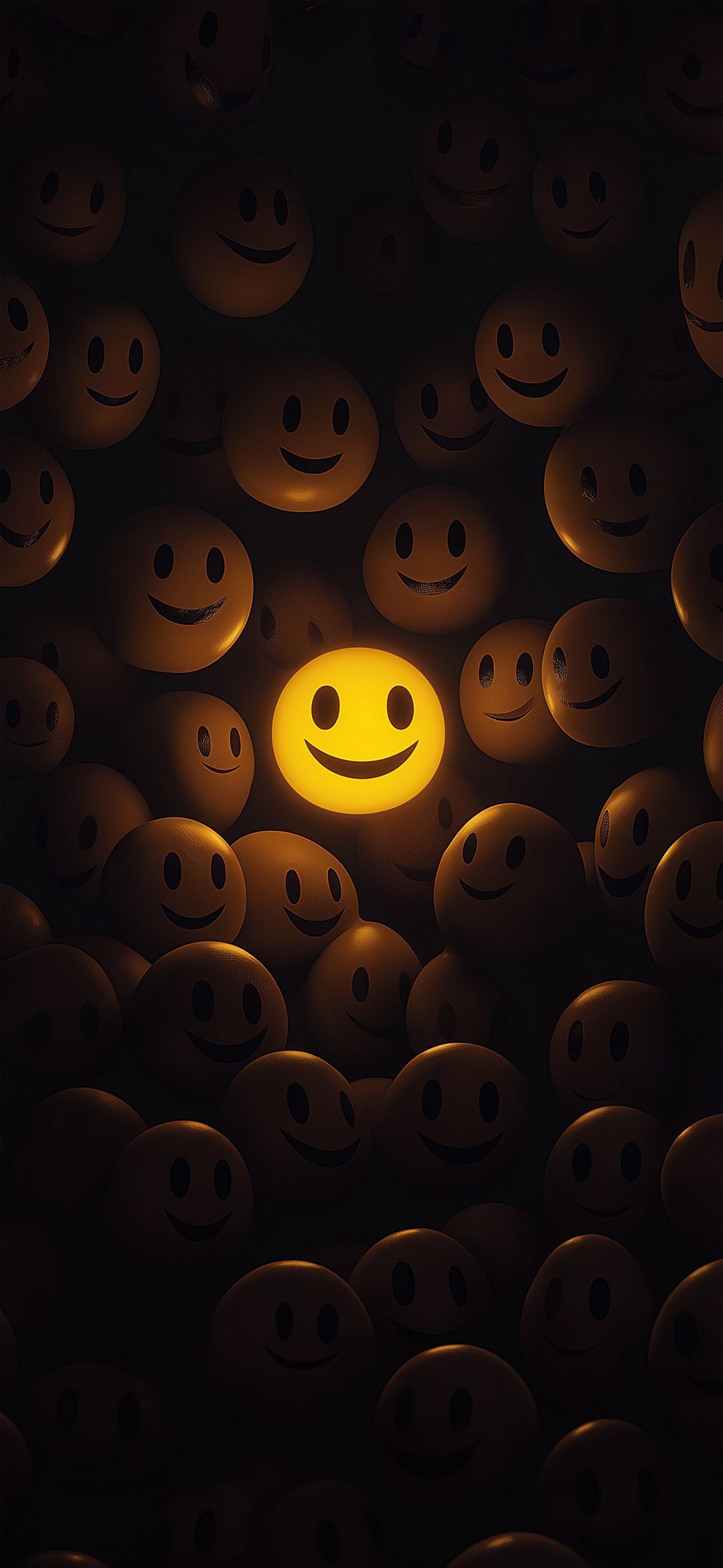 Glowing Smiley Face - emoji wallpaper for OpersCraft