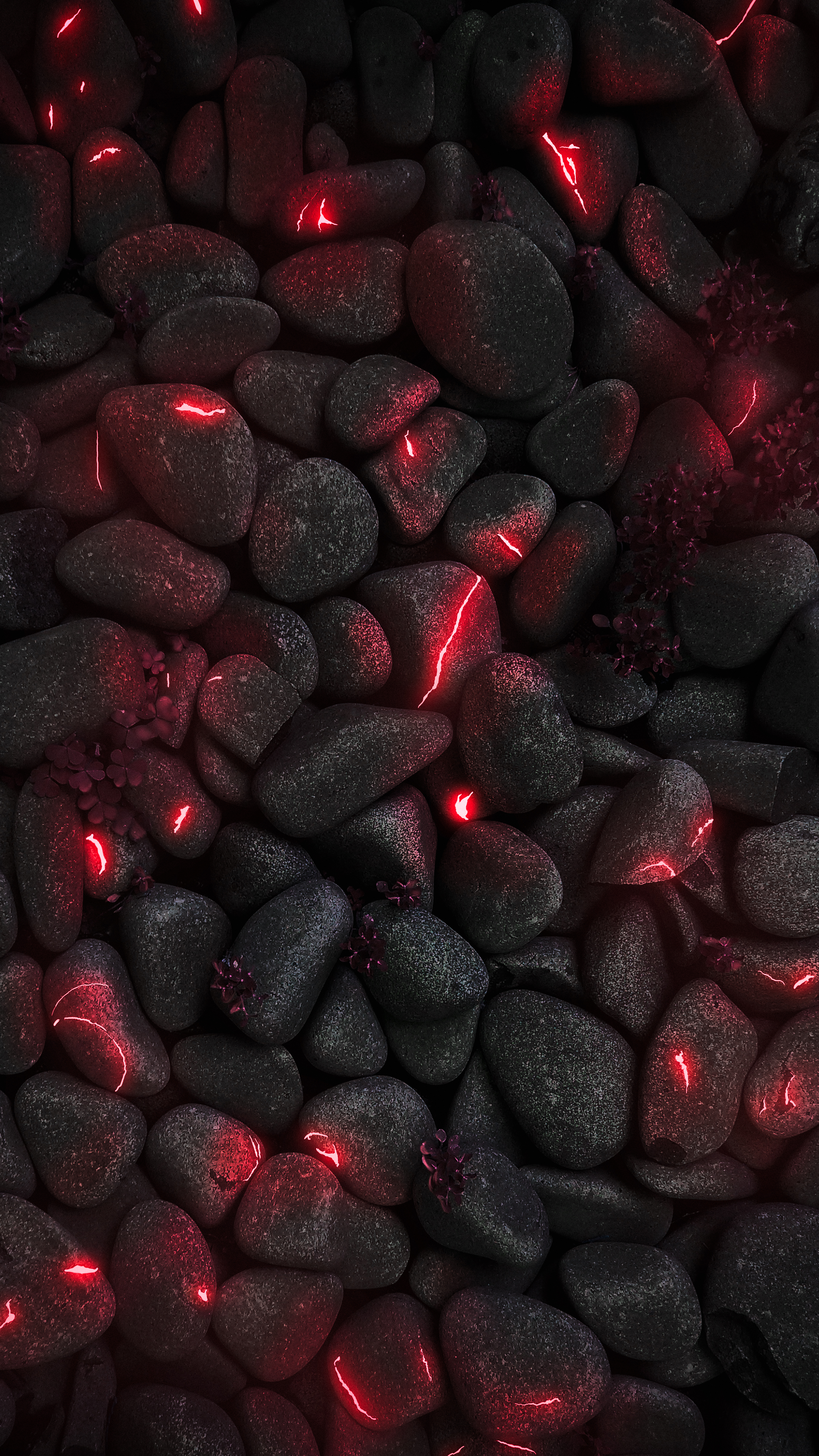 Glowing Stone Bed - abstract wallpaper for OpersCraft
