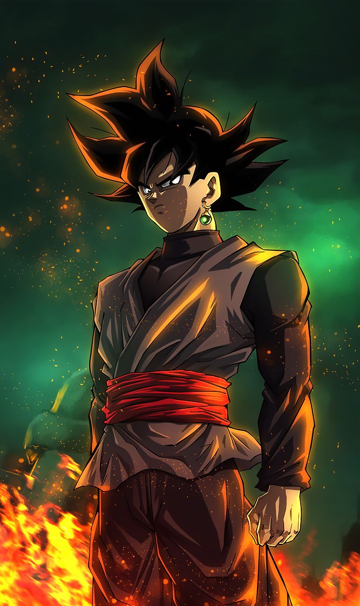 Goku Black Fierce Stance - dragon ball wallpaper for OpersCraft