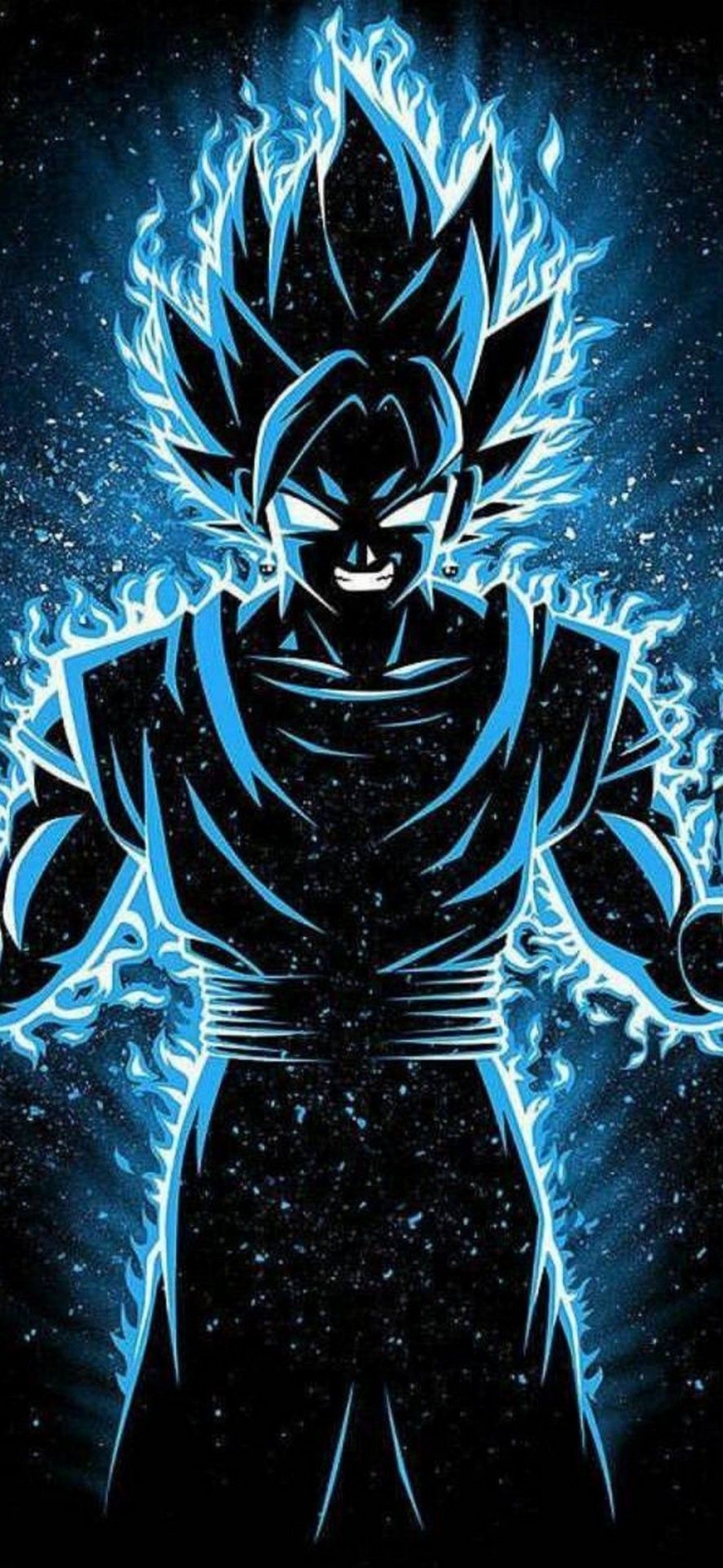 Goku Blue Energy Aura - dragon ball wallpaper for OpersCraft
