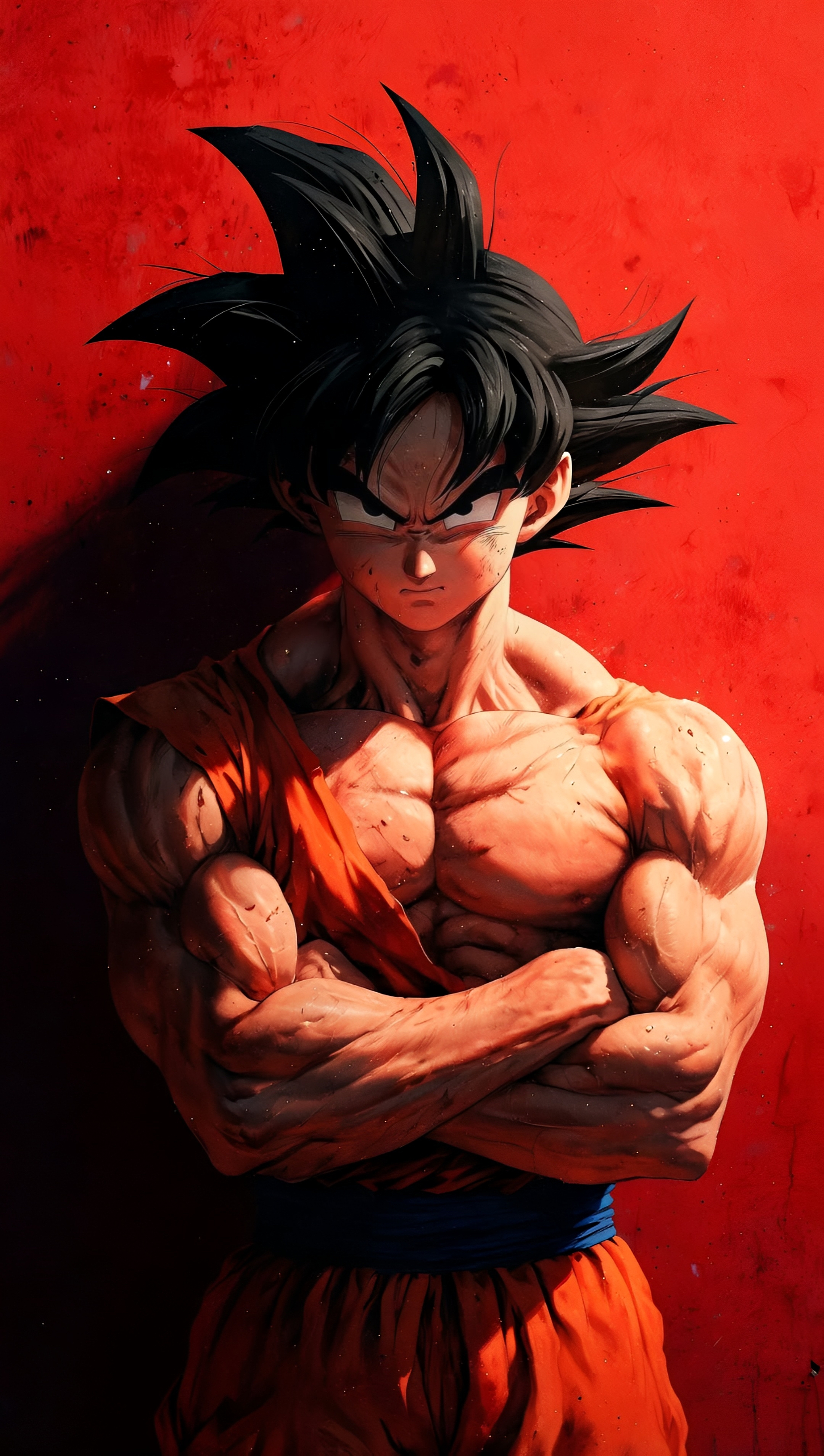 Goku's Intense Stare - dragon ball wallpaper for OpersCraft