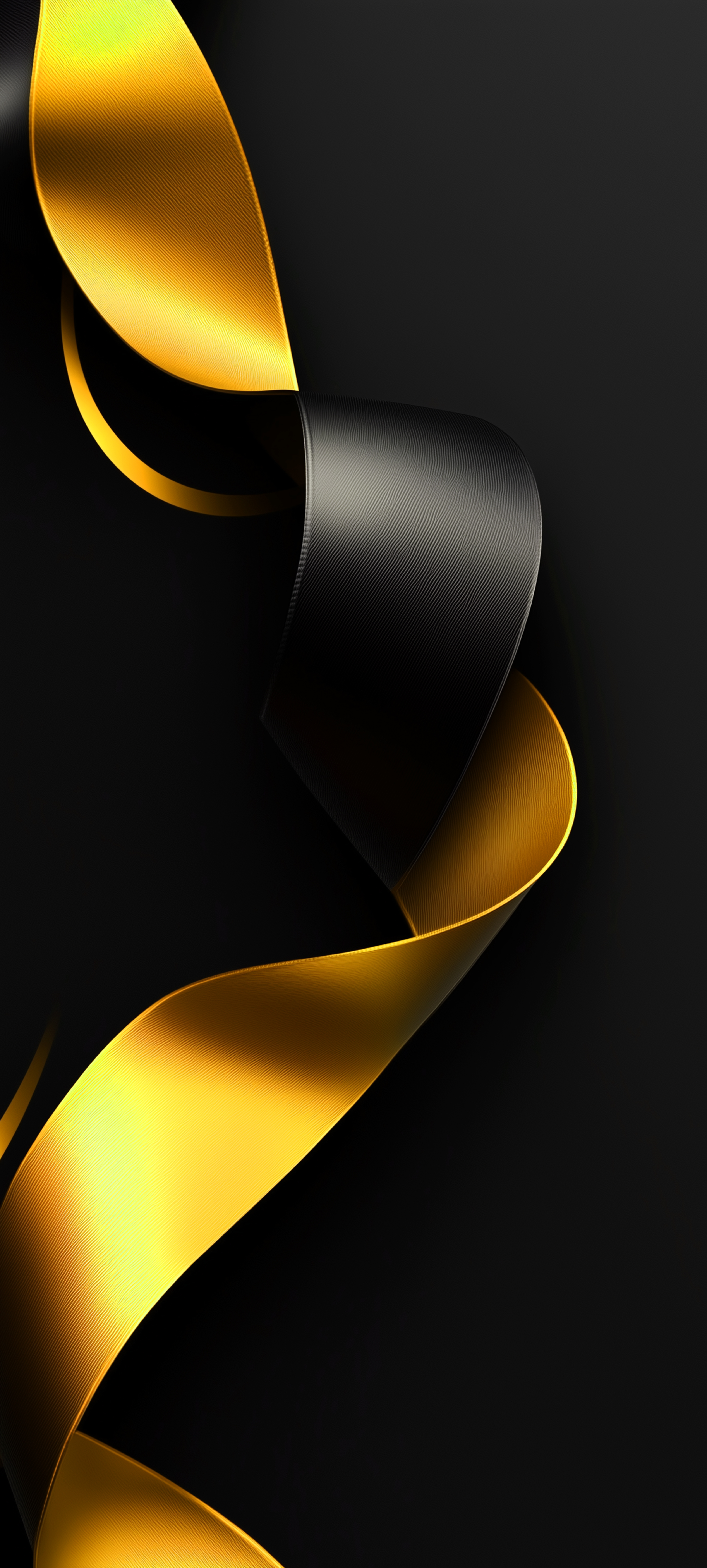 Golden Black Ribbon Abstract - abstract wallpaper for OpersCraft