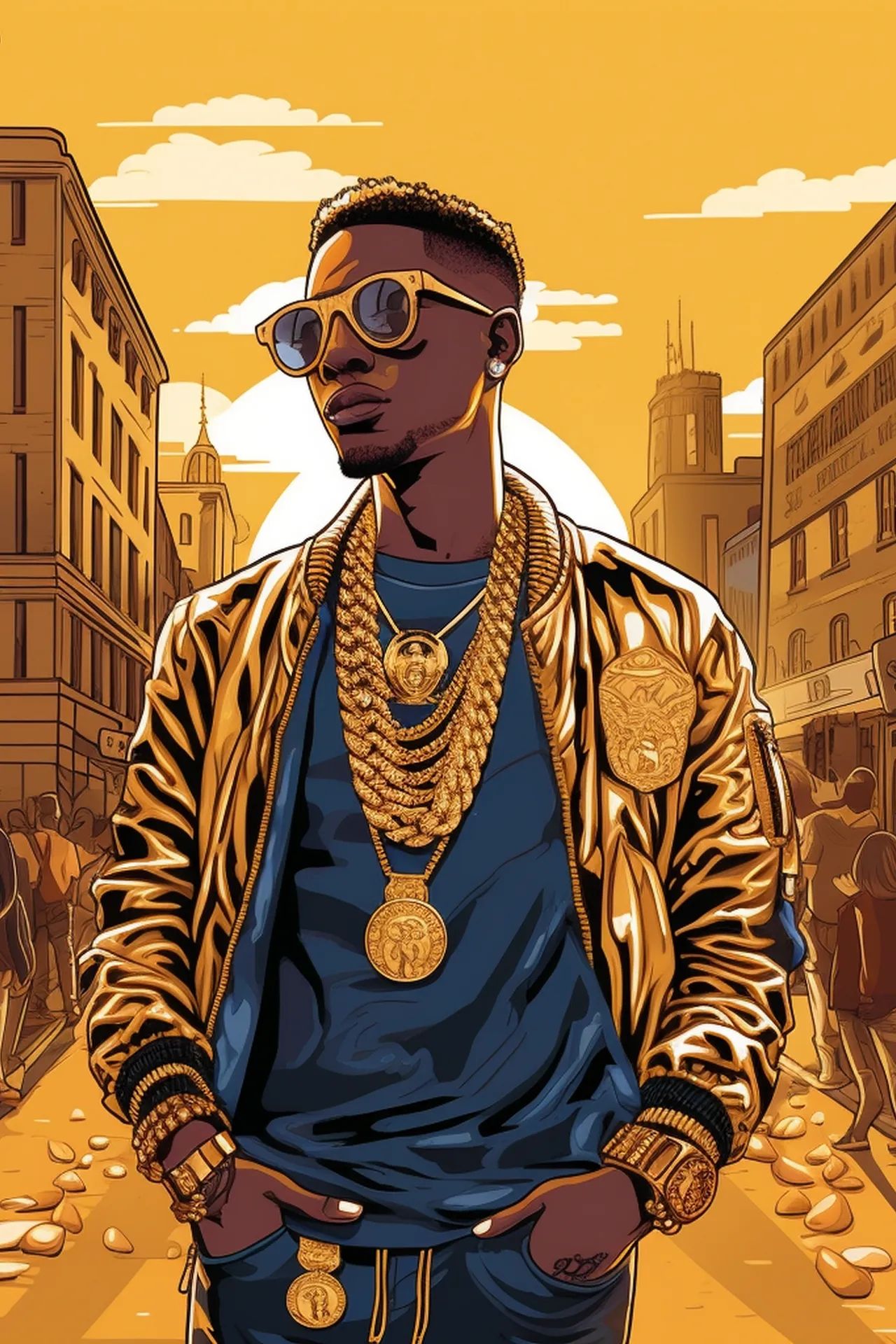 Golden City Swagger - dope wallpaper for OpersCraft