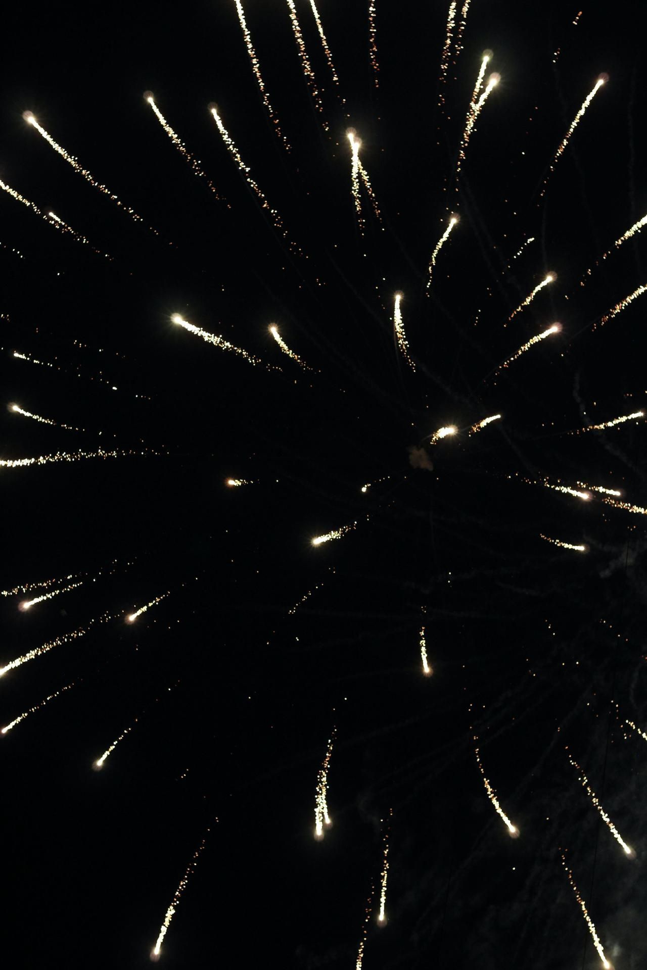 Golden Fireworks Display - celebration wallpaper for OpersCraft