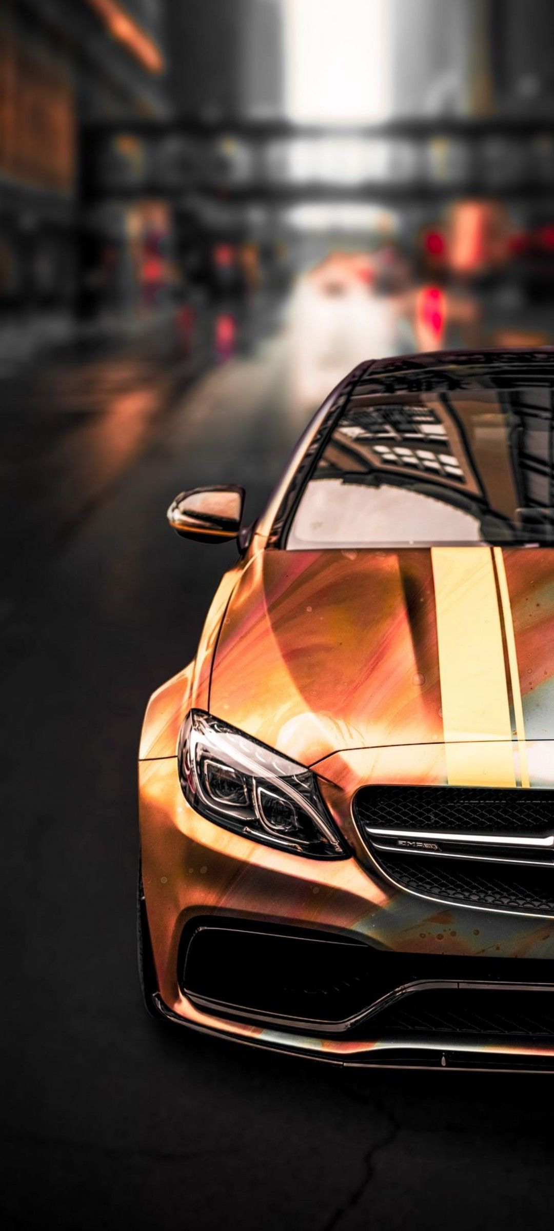 Golden Mercedes AMG - ferrari wallpaper for OpersCraft