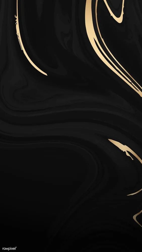 Golden Swirls on Black - abstract wallpaper for OpersCraft